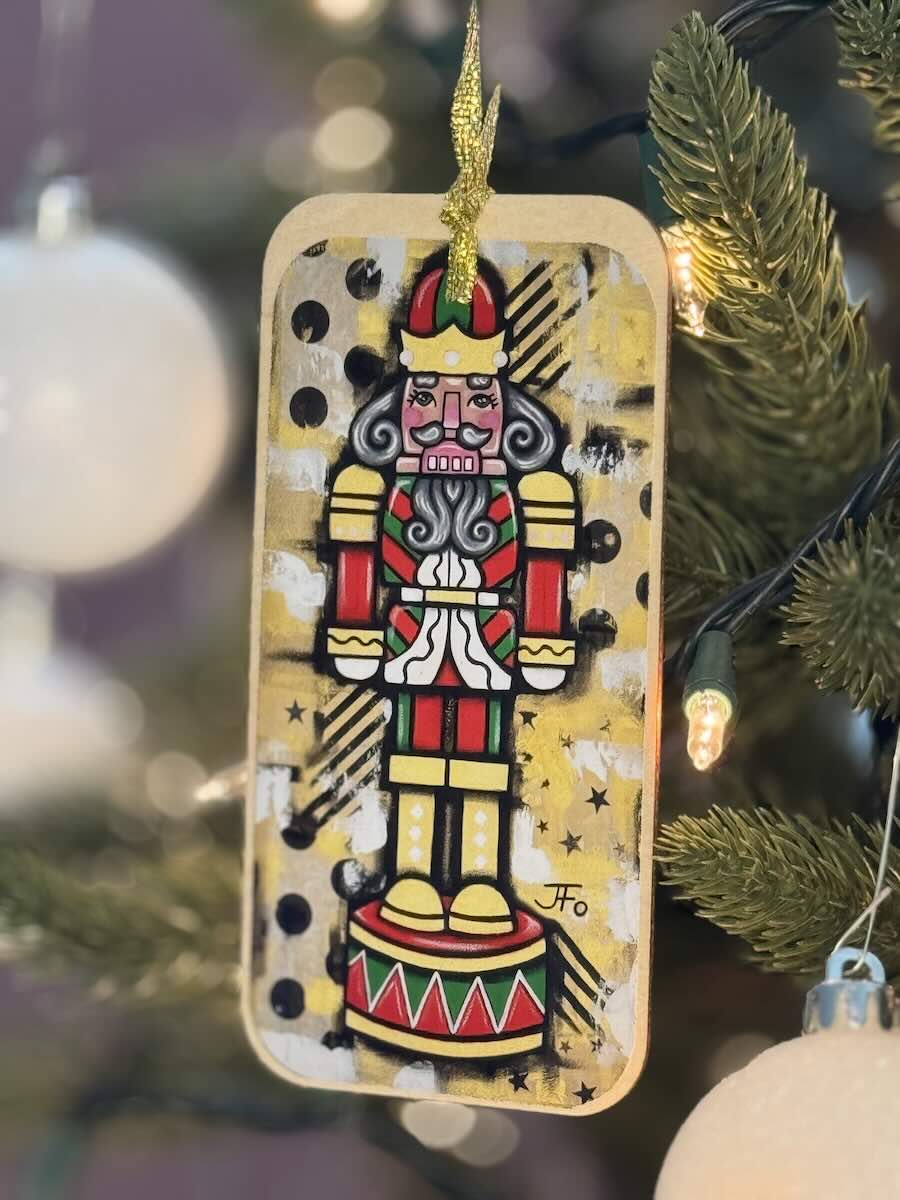 Wooden Ornament Traditional Nutcracker Royal