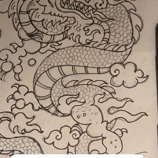 Listen to JFo talking about Dragon art